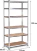 Scaffale in metallo 222 x 110 x 50 cm Humberg HR-815 Anteprima dell’immagine prodotto 5