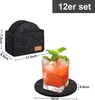 Filz Untersetzer rund für Gläser 12er Set, Design Produktbild-Vorschau 6