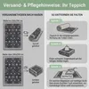 Carpetsale24 Waschbarer Teppich Vintage Rundteppich Produktbild-Vorschau 6