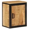 Badschrank 40x30x50 cm Massivholz Mango und Eisen Produktbild-Vorschau 1