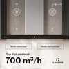 Klarstein CurveVent Hotte Murale - 90cm Hotte Aspirante, Voir les images du produit 3
