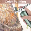 Přenosný airbrush s kompresorem, bezdrátové airbrush pero, Náhled obrázku produktu 7