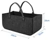 LARS360 4 pièces sac à provisions en feutre Sac à bois de Voir les images du produit 2