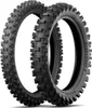 Two black motorcycle tires are shown against a white background. Náhľad obrázku produktu