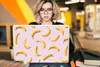 MuchoWow® Laptop Aufkleber Sticker Cover Banane - Rosa - Produktbild-Vorschau 5