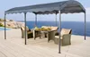 Ersatzdach für Bogen Pergola 3x4m Pergoladach Bezug Grau Produktbild-Vorschau 3