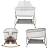2 in 1 Beistellbett Baby,Bettseitiger Bassinet für Produktbild-Vorschau 2