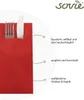 Sovie HORECA Besteckserviette Rot aus Linclass® Airlaid Produktbild-Vorschau 3