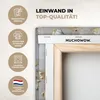 Leinwand Bilder 80x60 cm - Lebensbaum - Beige - Grau - Gold Produktbild-Vorschau 3