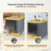 Katzenklo mit Deckel Katzentoilette Katzenklo geschlossen Produktbild-Vorschau 4