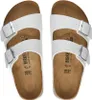Birkenstock Arizona SL white úzká šířka velikost 44 Náhled obrázku produktu 10