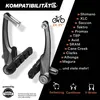 4x Geräuscharme Fahrrad OTC Bremsschuhe für V-Brake 72 mm Produktbild-Vorschau 2
