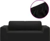 vidaXL Stretch Sofahusse 2-Sitzer Schwarz Polyester-Jersey Produktbild-Vorschau 1