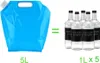 4 x Wasserkanister faltbar 5L Tragbar Trinkwasser Produktbild-Vorschau 2