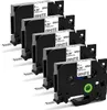 Phomemo 5-er Pack kompatibles Etikettenband 9mm Schwarz auf Produktbild-Vorschau 1