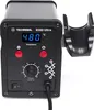 A close-up, front-facing view of a black TECHREBAL 858D ULTRA hot air rework station. Produktbild-Vorschau