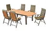 Merxx Gartenmöbel Set Athos 13tlg., 6 Klappsessel inkl. Produktbild-Vorschau 4