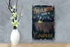 Blechschild Retro 18x12cm life better camp fire Camping Produktbild-Vorschau 4
