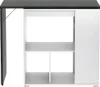 Drehbarer Barschrank SATURNE - weiß und grau Produktbild-Vorschau 1