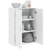 vidaXL Sideboard Blanc 60x31x84 cm Bois composite Voir les images du produit 4