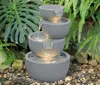 dobar Gartenbrunnen "Rama" 4-stufig mit LED Beleuchtung Produktbild-Vorschau 6