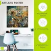 ARTland Poster Enchanting Fluff Größe: 40x40 cm Produktbild-Vorschau 3