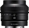Sony FE 40 mm F2.5 G MILC Objectif large Noir Voir les images du produit 3
