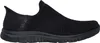 A side view of a black Skechers Slip-ins sneaker against a white background. Voir les images du produit