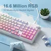 95% Gaming Tastatur RGB kabelgebunden, 98 Tasten Membran Produktbild-Vorschau 3