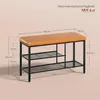 WOLTU Schuhbank mit Sitzfläche, Schuhregal mit Sitzbank | 3 Produktbild-Vorschau 3