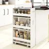 COSTWAY Carrello da nicchia 20 cm, carrello da cucina Anteprima dell’immagine prodotto 2