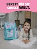 Mädchen Schulranzen 1. Klasse in Türkis Rosa mit Butterfly Produktbild-Vorschau 6