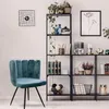 Chaise Ariel Velours Bleu Canard - Lot De 2 Voir les images du produit 8