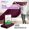 EllaTex Jersey Spannbettlaken 180x200–200x200 Baumwolle – Produktbild-Vorschau 2
