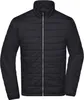 James+Nicholson JN1120 | Men`s Padded Jacket - Farbe: Black Produktbild-Vorschau 2