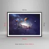 Gerahmtes Poster - Schwarzer Rahmen - Kosmos Planeten die Produktbild-Vorschau 5