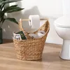 Aufbewahrungskorb für Toilettenpapier aus Wasserhyazinthe – Produktbild-Vorschau 2