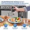 2in1 Elektrische Mühle mit Licht schwarz Produktbild-Vorschau 7