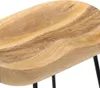 vidaXL Sgabello Gavin 2 pezzi. Legno massiccio di mango Anteprima dell’immagine prodotto 5
