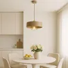 Luxolar Pendelleuchte Beige Gold E27 LED 60W - modern Produktbild-Vorschau 2