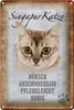 Blechschild Spruch 20x30cm Singapur Katze Schild Produktbild-Vorschau 2