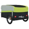 vidaXL Przyczepka rowerowa czarno-zielona 45 kg żelazko Podgląd zdjęcia produktu 8