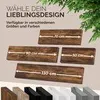 CASARIA® Étagère murale flottante chêne foncé 110 cm MDF Voir les images du produit 4