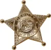 Party x People 6111876 Sheriffstern mit Anstecknadel, gold Produktbild-Vorschau 1