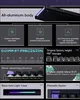 A collage of marketing images showcasing the features of a gaming keyboard. Produktbild-Vorschau