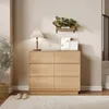 HOMCOM Sideboard, Kommode mit 6 Schubladen, 100 cm Produktbild-Vorschau 9