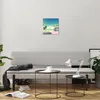 Bilder auf glas - Auto Surfbrett Strand Ozean - 30x30cm - Produktbild-Vorschau 6