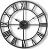 HSXL - Große industrielle Wanduhr aus Metall - 60 cm - Produktbild-Vorschau 1