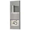 Konstsmide Modena Number Edelstahl, klares Glas, Reflektor Produktbild-Vorschau 4