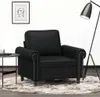Sessel Schwarz 60 cm Kunstleder Produktbild-Vorschau 2